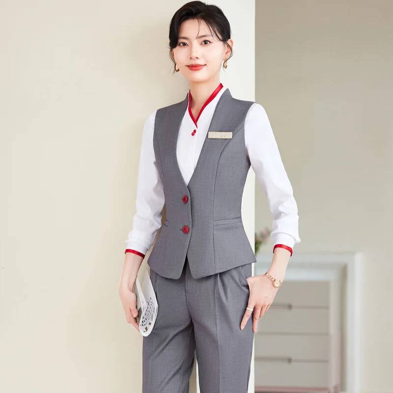 Women'S Office Formal Wear For Ladies - Plus Size 5XL Formal Pantsuits Elegant