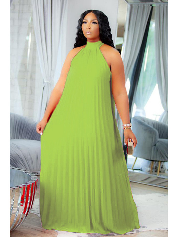 Shift Dress Sleeveless - Wmstar Plus Size Women Long Dress