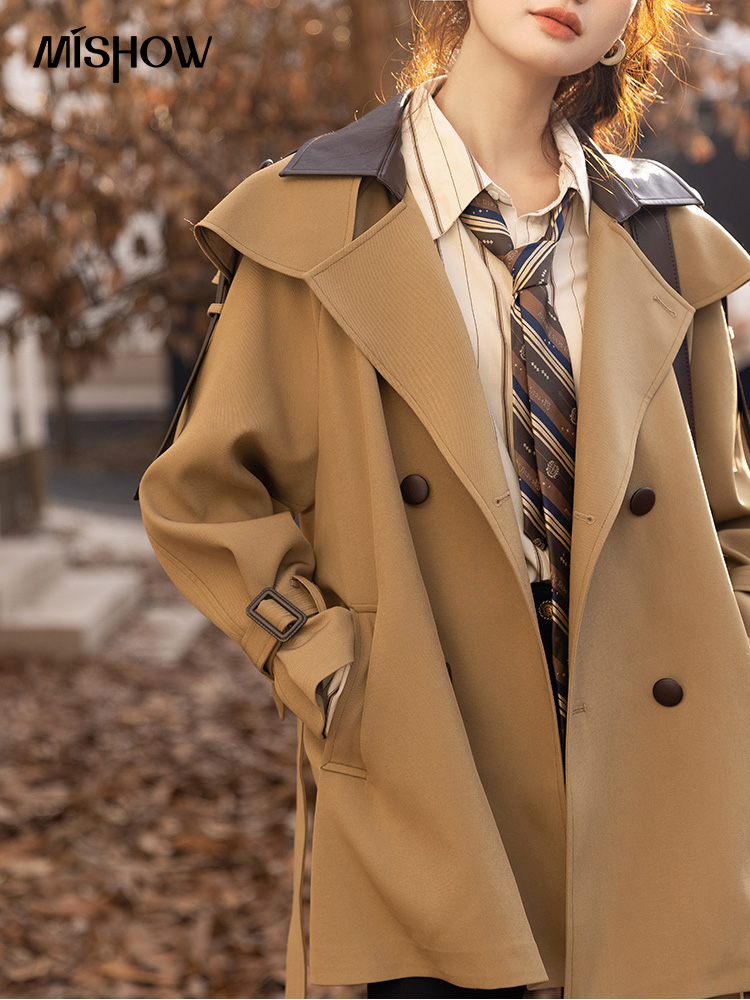 Trench Coat Formal - MISHOW Trench Coats for Women Autumn