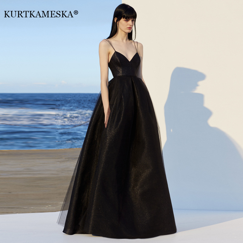 Elegant Spaghetti Strap Evenin - Women'S Formal Wear Wedding recension och pris