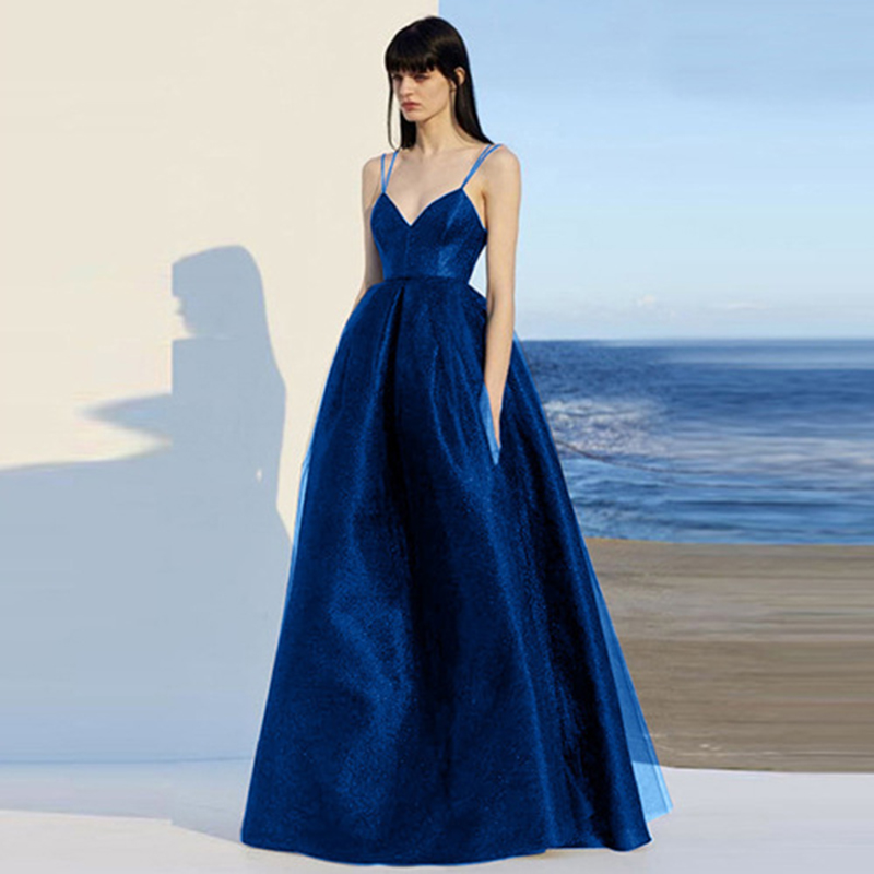 Elegant Spaghetti Strap Evenin - Women'S Formal Wear Wedding recension och pris
