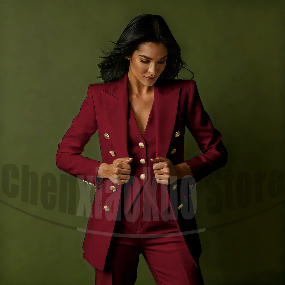 Women's Double Breasted Three  - Women'S Office Formal Wear For Ladies recension och pris