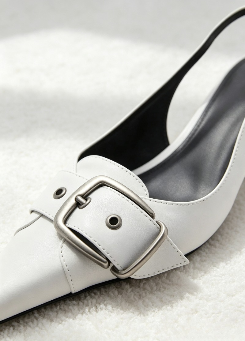Sexy Pointed Toe Backless Desi - Slingback Heel Formal recension och pris