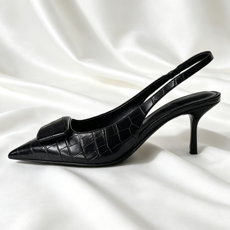 Sexy Pointed Toe Designer Pump - Slingback Heel Formal recension och pris