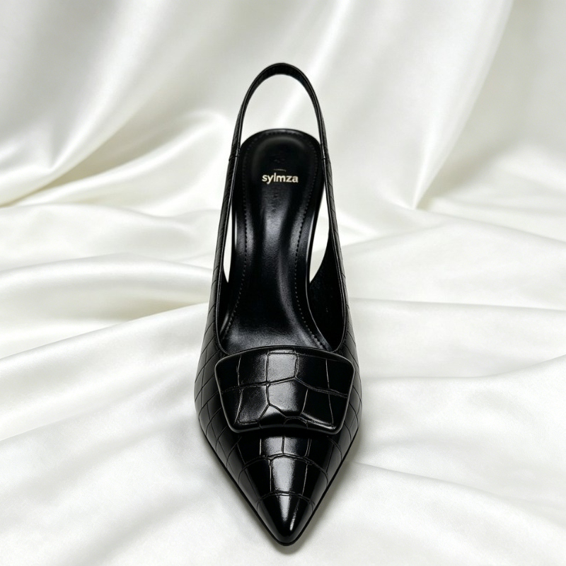 Sexy Pointed Toe Designer Pump - Slingback Heel Formal recension och pris