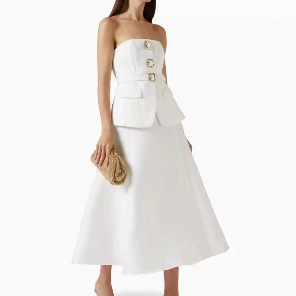 Women Sexy Strapless Diamond B - Women Formal Wear For Meeting recension och pris