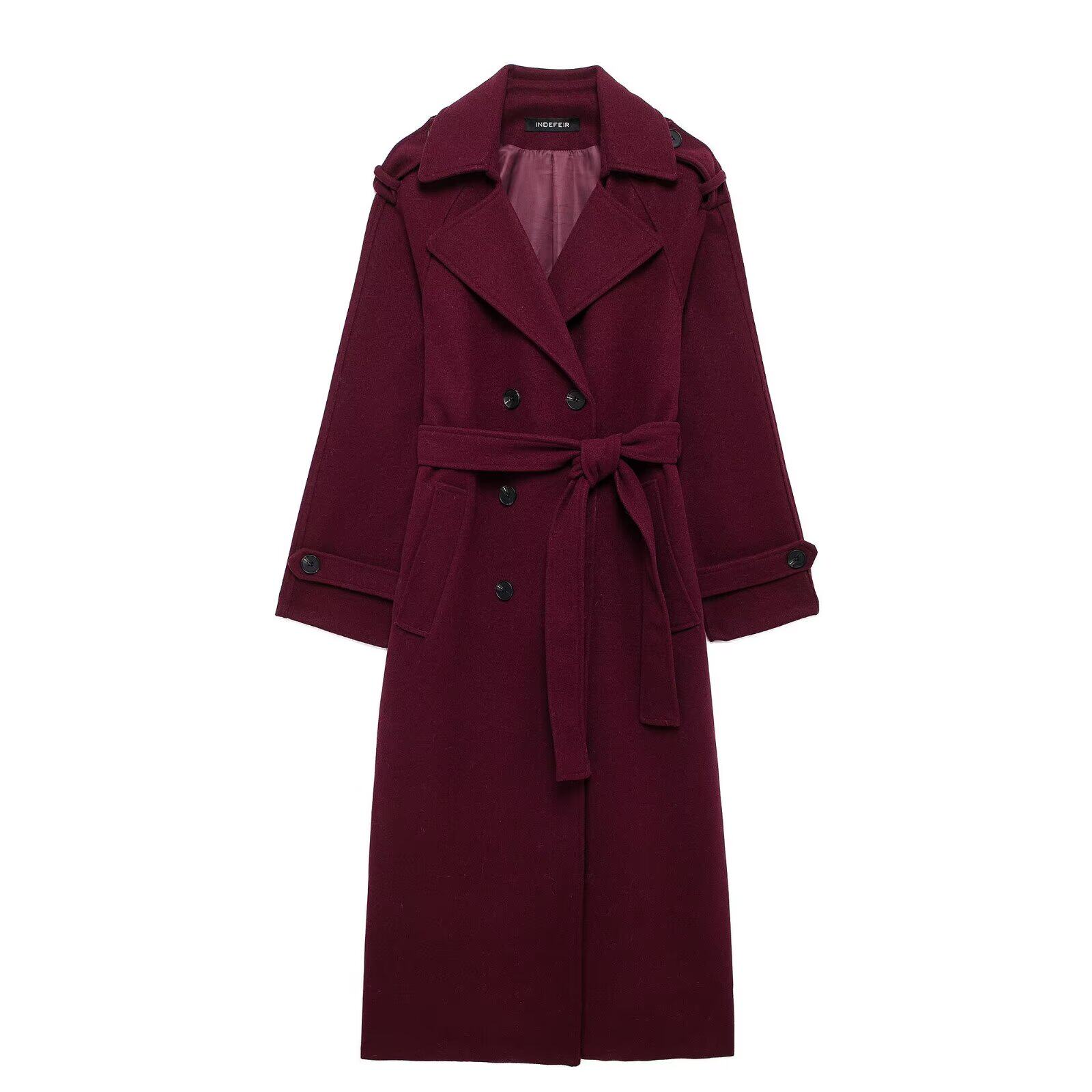 Women Fashion Black Trench Coa - Trench Coat Formal recension och pris