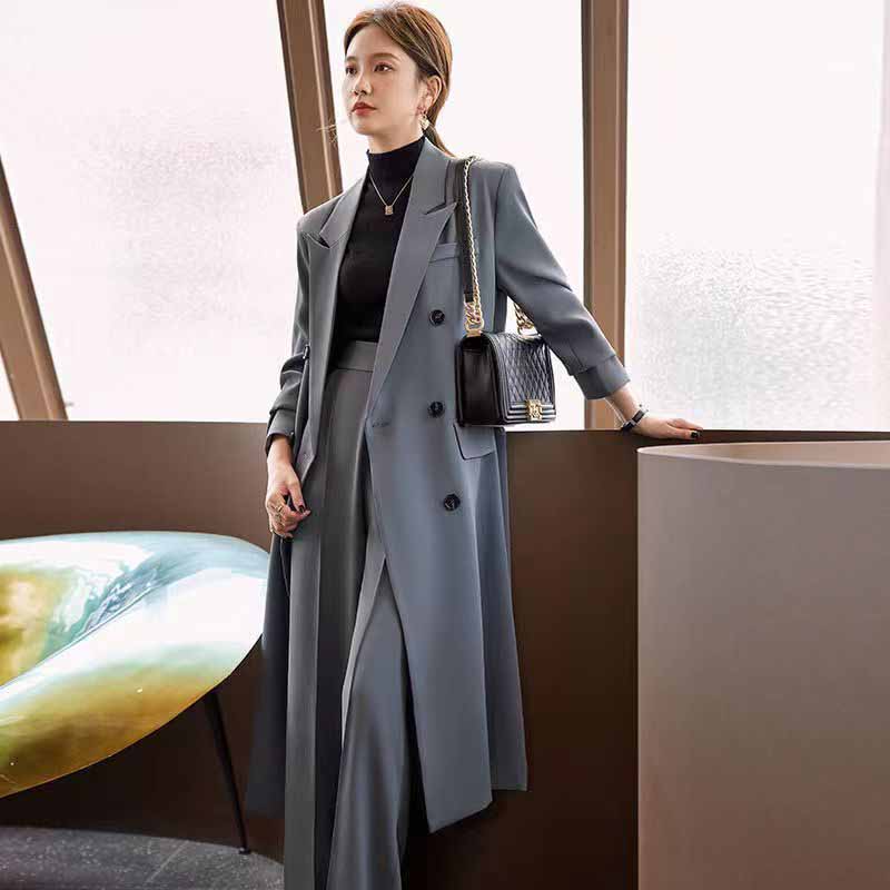 FANAN Elegant Long Trench Coat - Trench Coat Formal recension och pris