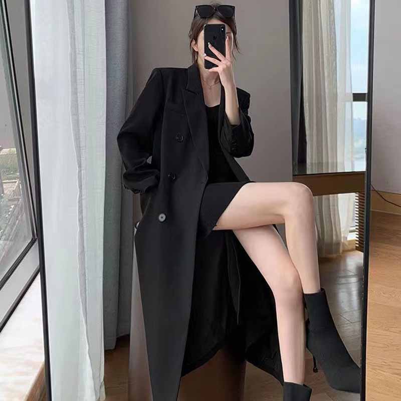 FANAN Elegant Long Trench Coat - Trench Coat Formal recension och pris