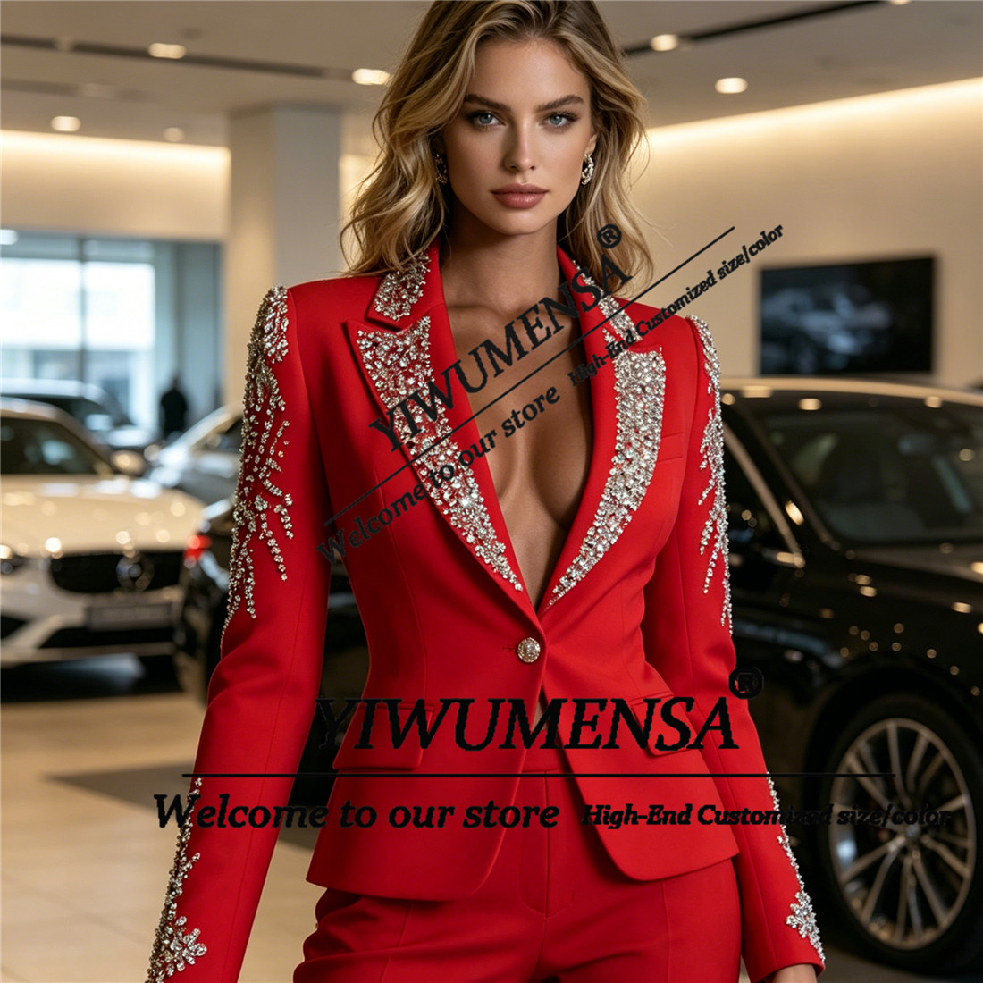 Luxury Women Suits 2 Pieces Se - Woman Formal Wear recension och pris