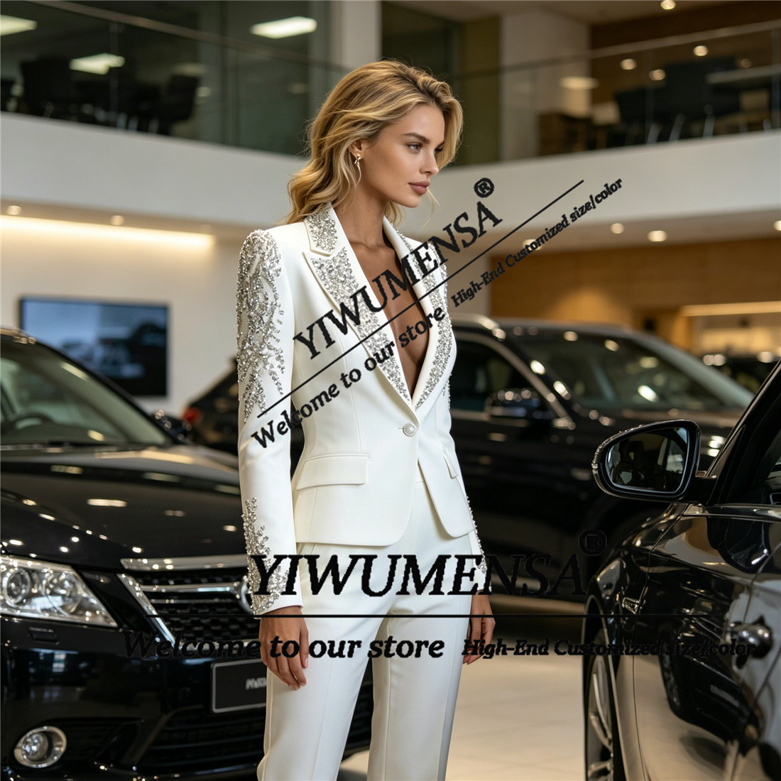 Luxury Women Suits 2 Pieces Se - Woman Formal Wear recension och pris