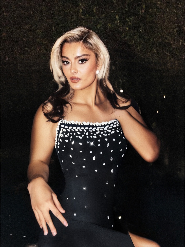 VC Elegant Black Beaded Evenin - Formal Gala Wear Women recension och pris