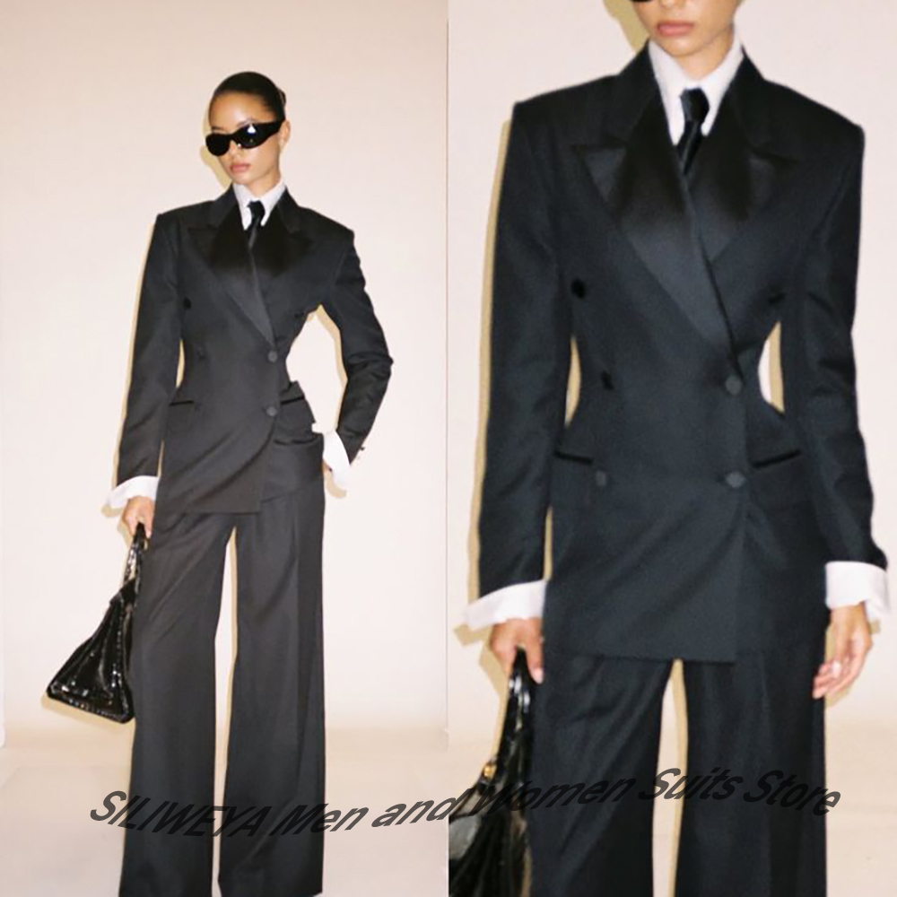 Professional Women's Black Dou - Women'S Office Formal Wear For Ladies recension och pris