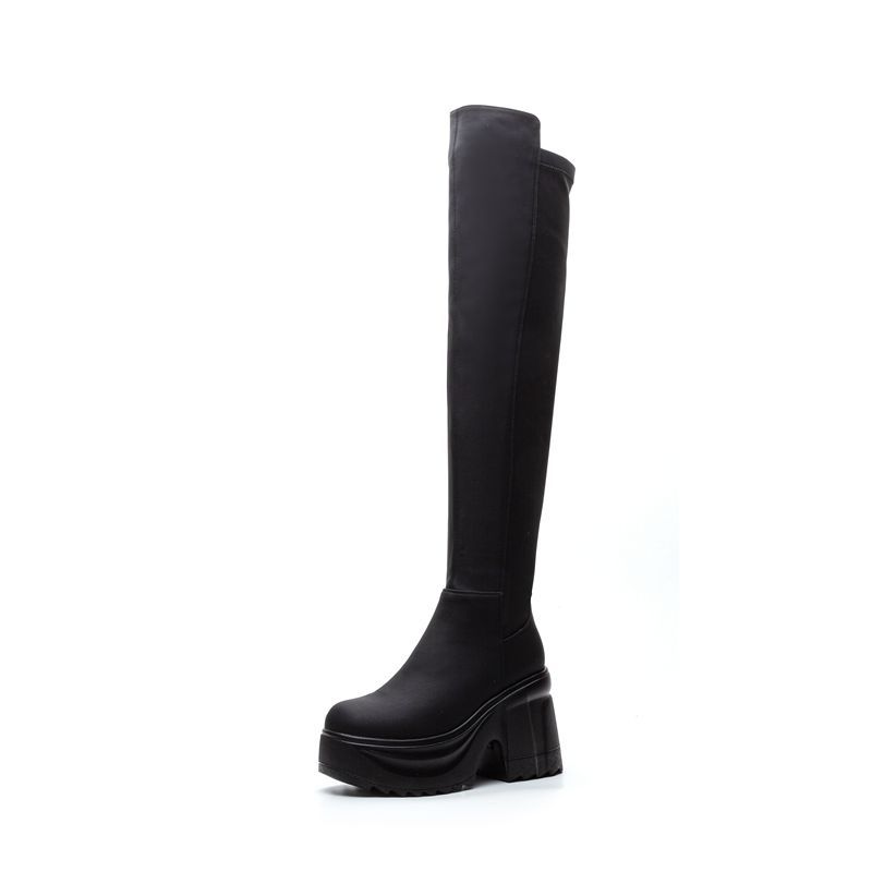 Womens Knee High Thick Sole Wi - Woman Formal Wear recension och pris