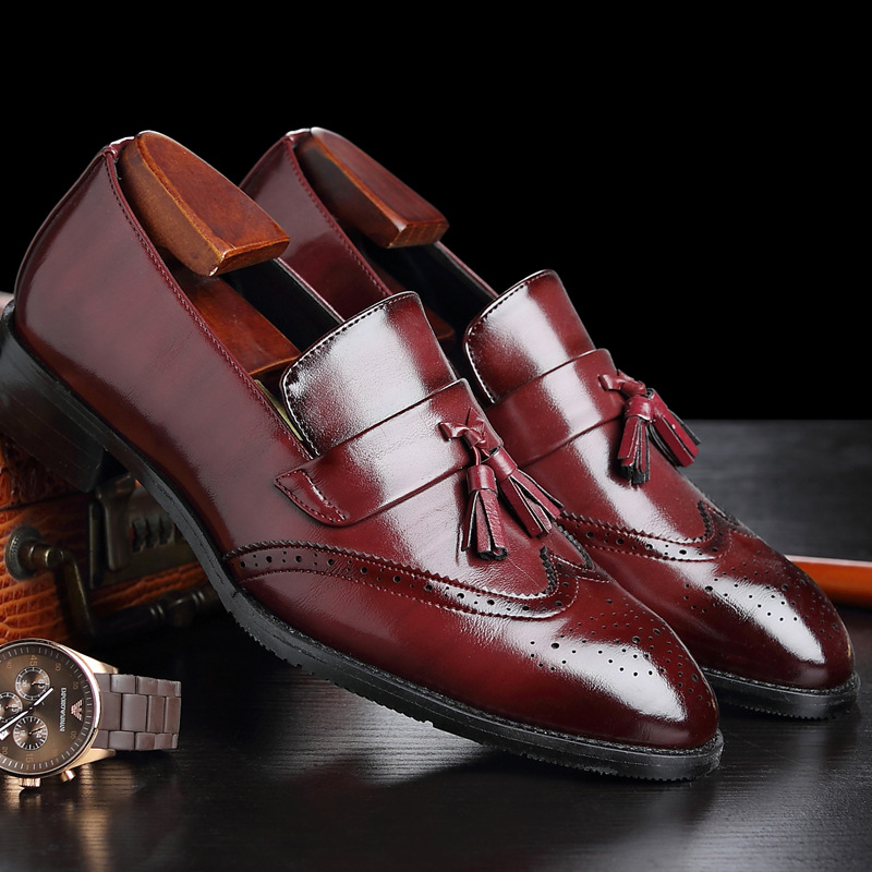 Classic Men's Leather Tassel L - Formal Wear Women'S Loafers recension och pris