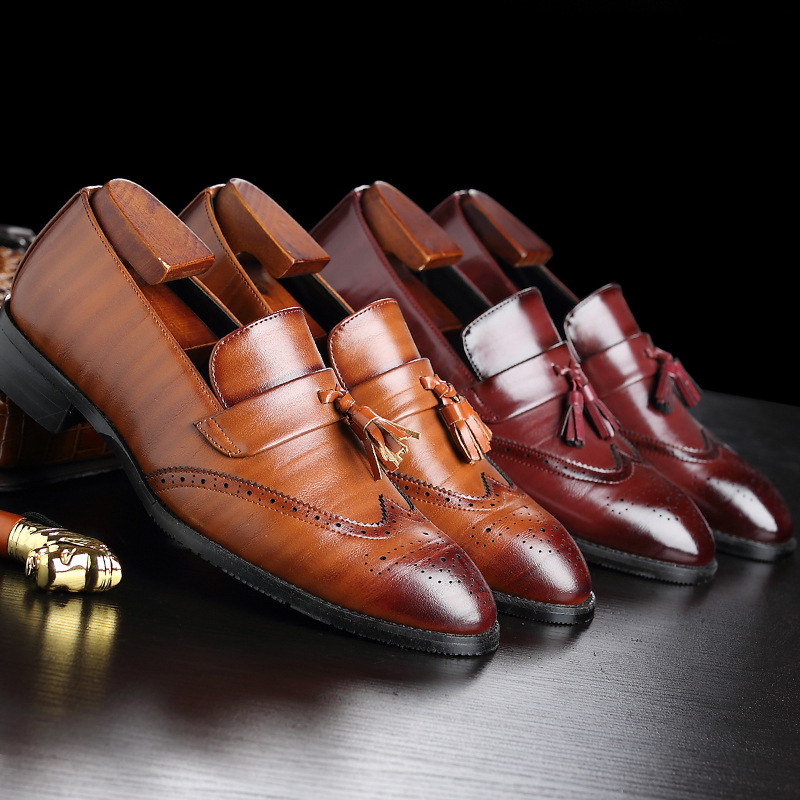 Classic Men's Leather Tassel L - Formal Wear Women'S Loafers recension och pris