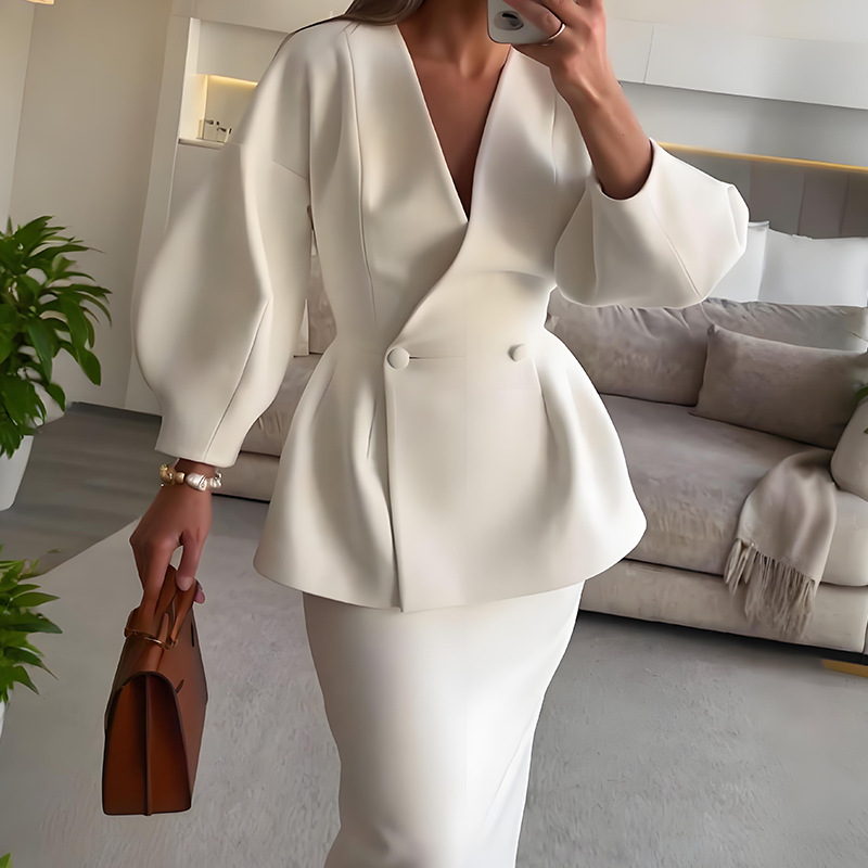 2 Piece Sets Women Outfits Ele - Women Formal Wear For Meeting recension och pris