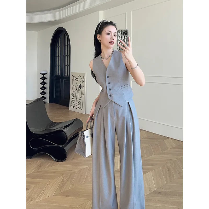 Women's Sleeveless Vest Wide-L - Women'S Formal Wear Suit recension och pris