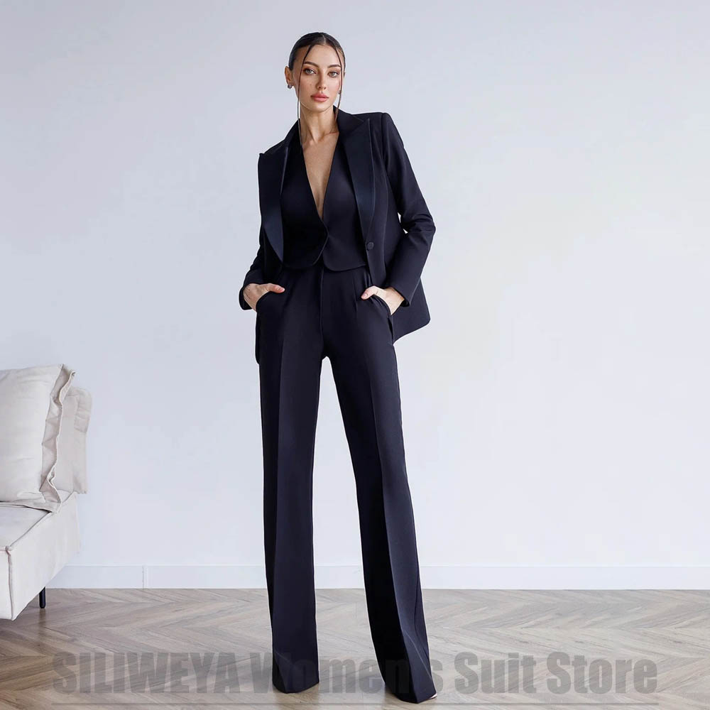 Women's 3 Piece Suit Blazer Ve - Women Formal Wear For Meeting recension och pris