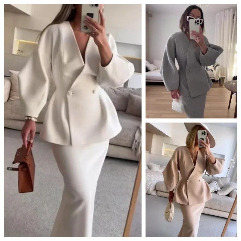 2 Piece Sets Women Outfits Ele - Women Formal Wear For Meeting recension och pris