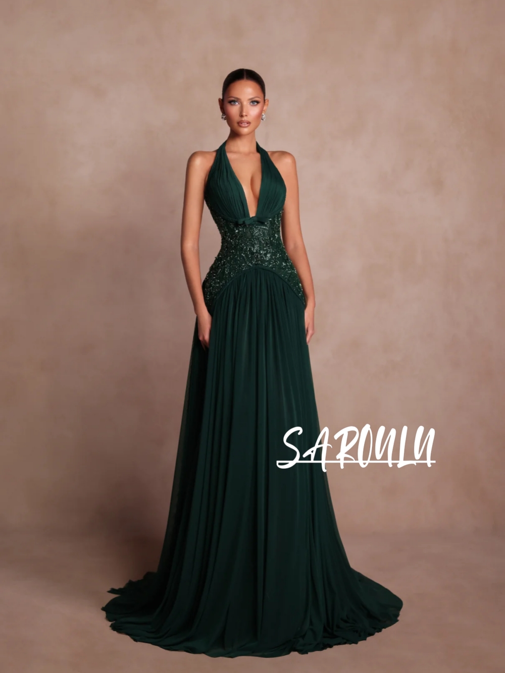 Plus Size Green A Line Evening - Formal Gala Wear Women recension och pris