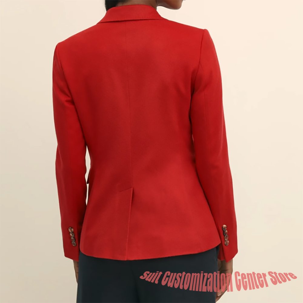 Women's Navy Woolen Clothes Si - Women'S Office Formal Wear For Ladies recension och pris
