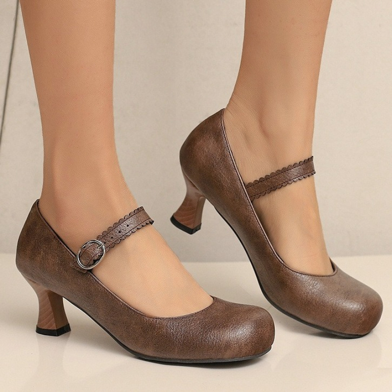 Women Retro Mary Jane Pumps Ro - Women Formal Wear With Shoes recension och pris