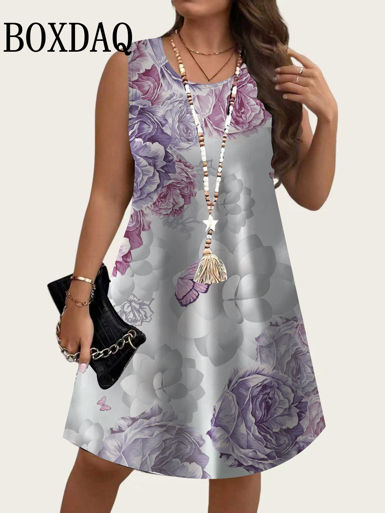 2026 Summer New Women's Sleeve - Shift Dress Sleeveless recension och pris