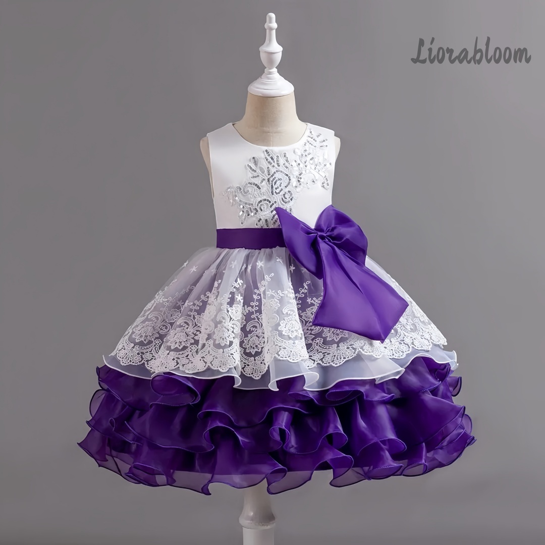 Girls' Dress With Large Bow Sl - Woman Formal Wear recension och pris