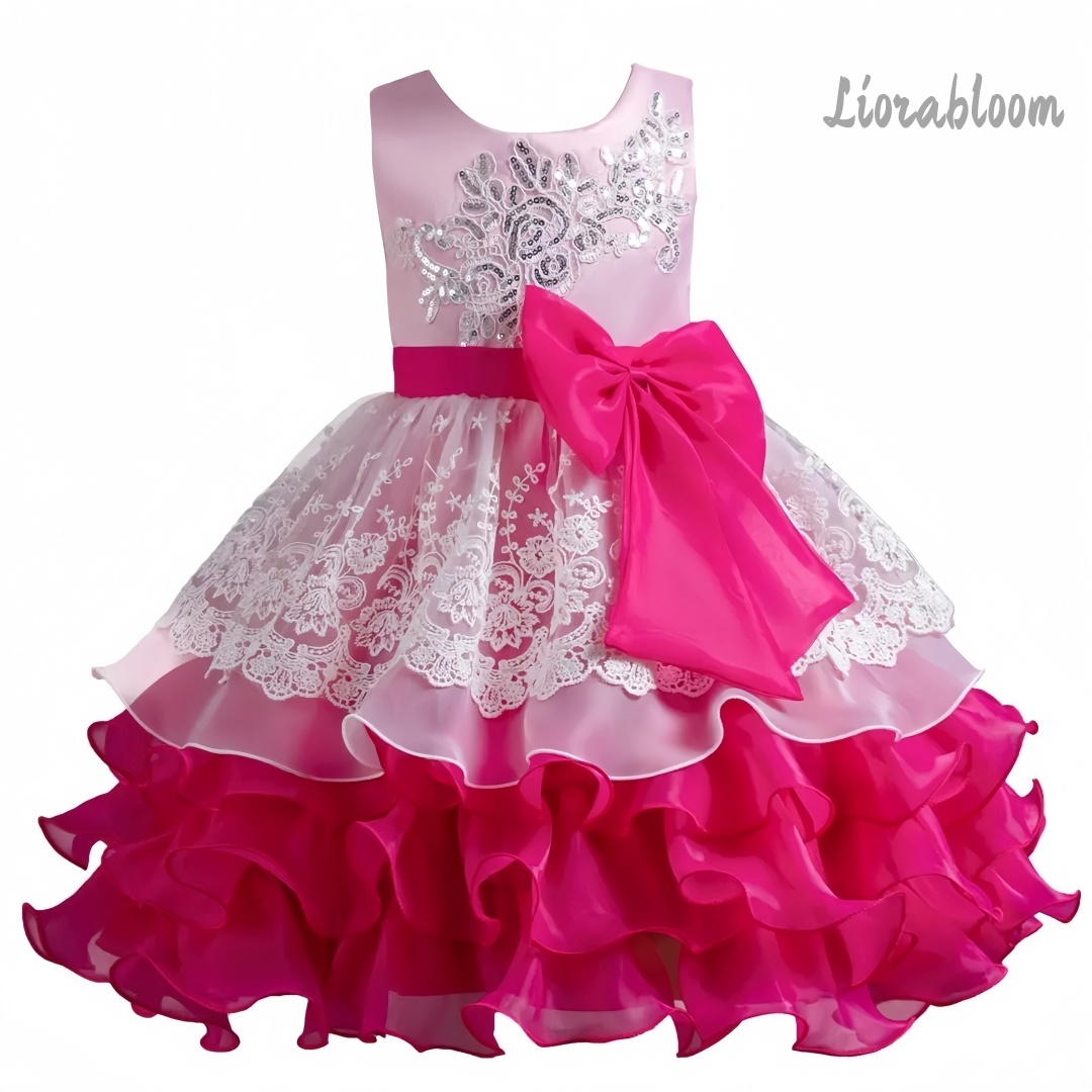 Girls' Dress With Large Bow Sl - Woman Formal Wear recension och pris