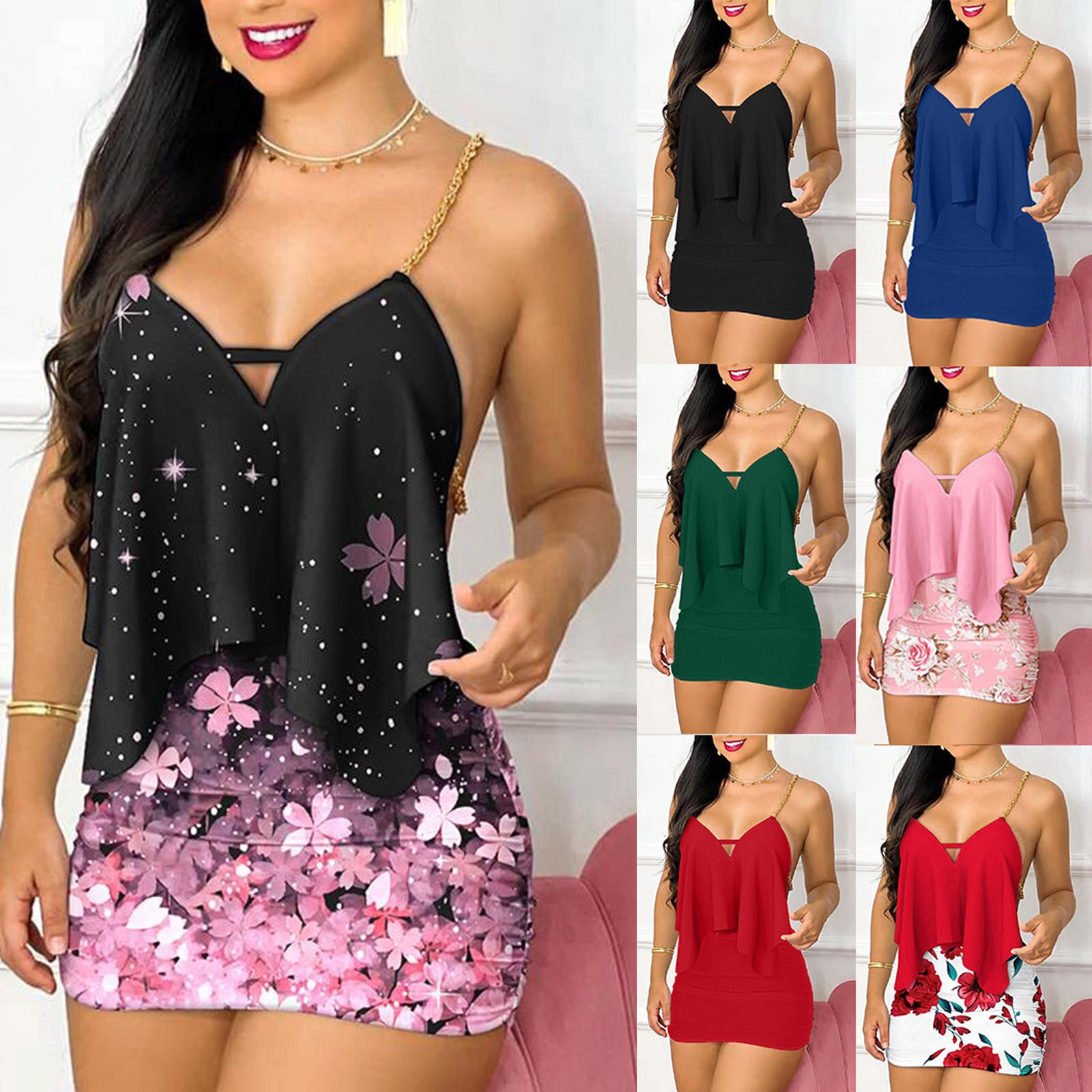 Womens Dresses Summer Fashion  - Shift Dress Sleeveless recension och pris