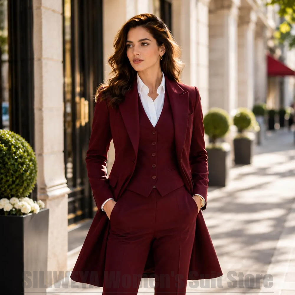 Fashion Women 3 Piece Suit Ele - Women'S Office Formal Wear For Ladies recension och pris