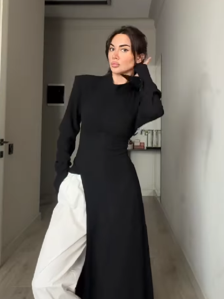 Women's Casual High Neck Long  - Women Formal Wear For Meeting recension och pris
