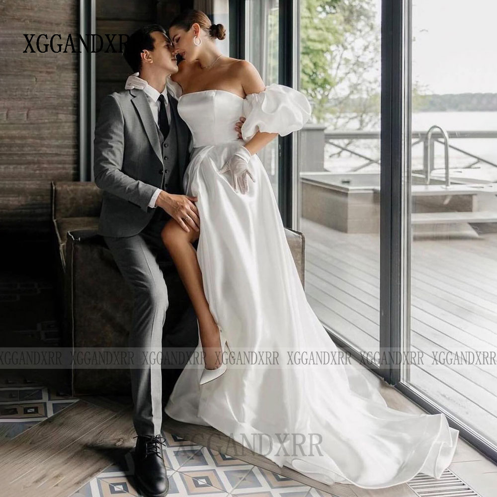 Customized A Line Wedding Dres - Formal Gala Wear Women recension och pris