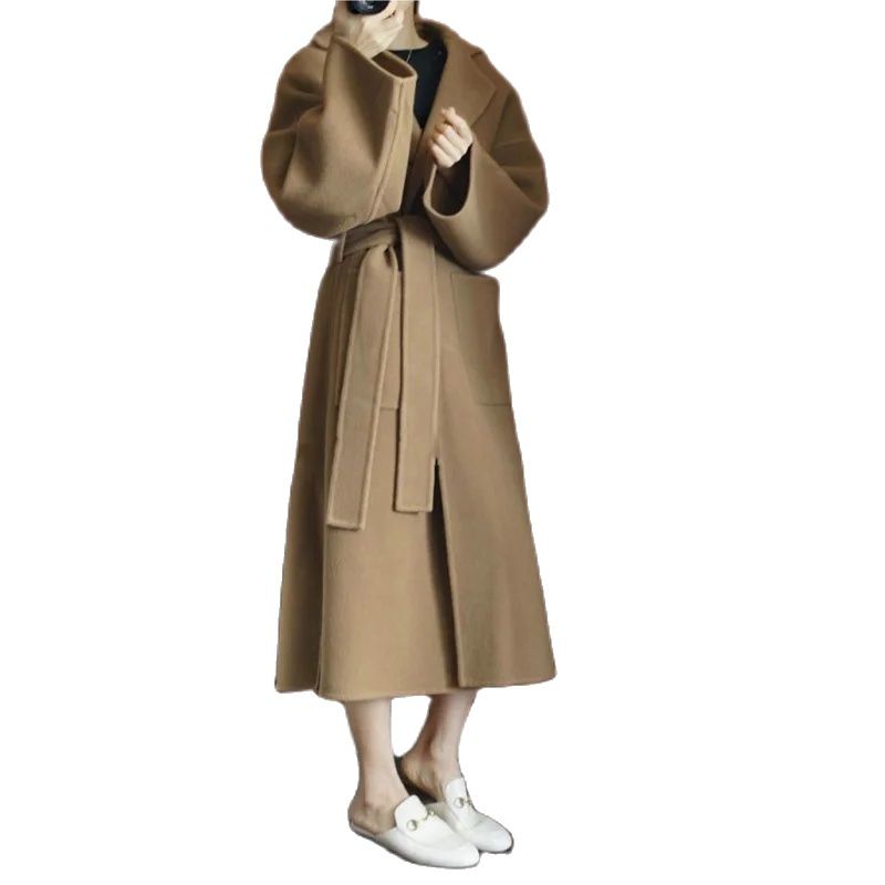 Elegant Women's Long Coat 100% - Women Formal Wear Winter recension och pris