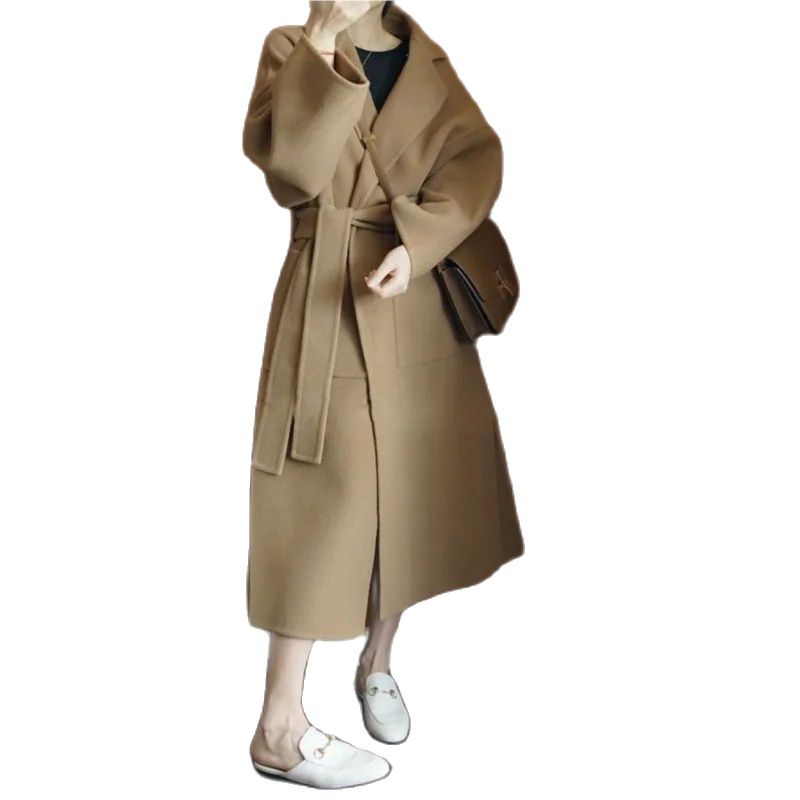 Elegant Women's Long Coat 100% - Women Formal Wear Winter recension och pris