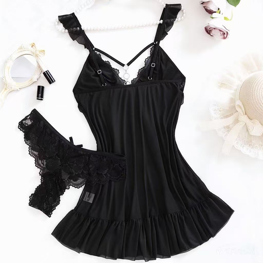 2026 New Red Sexy Lingerie Set - Women'S Formal Wear Wedding recension och pris