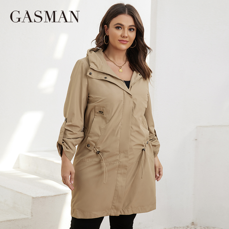 GASMAN Autumn  Trench Coat Plu - Trench Coat Formal recension och pris