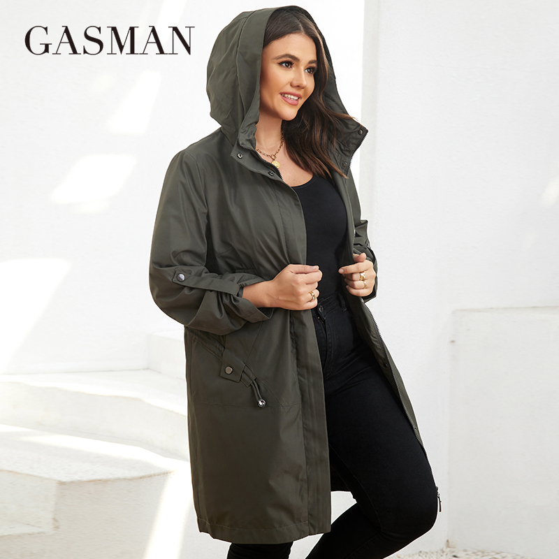 GASMAN Autumn  Trench Coat Plu - Trench Coat Formal recension och pris