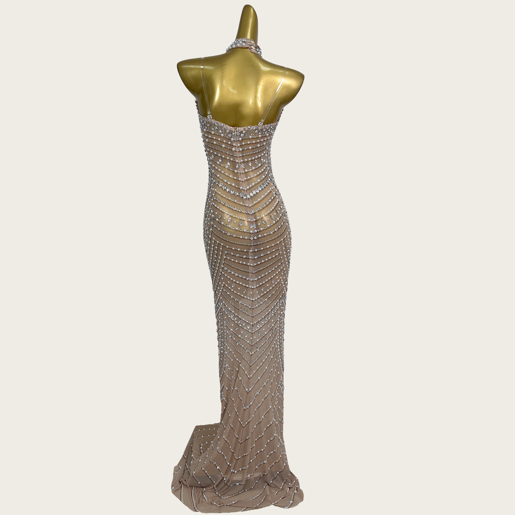 Sparkly Rhinestone Mermaid Eve - Formal Gala Wear Women recension och pris