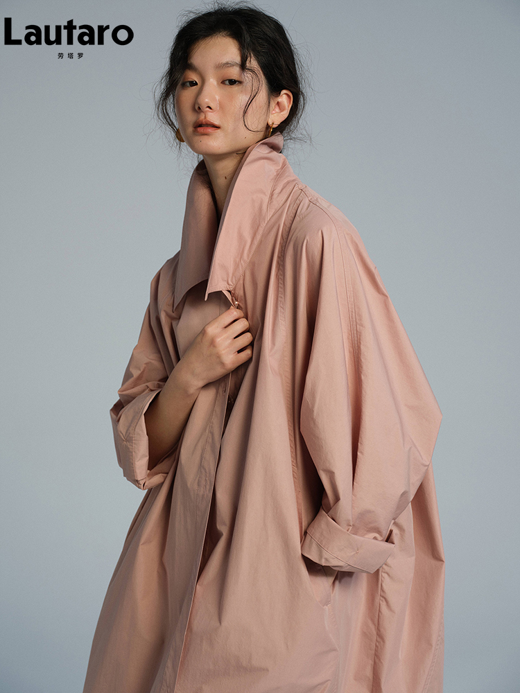 Lautaro Spring Autumn Long Ove - Trench Coat Formal recension och pris