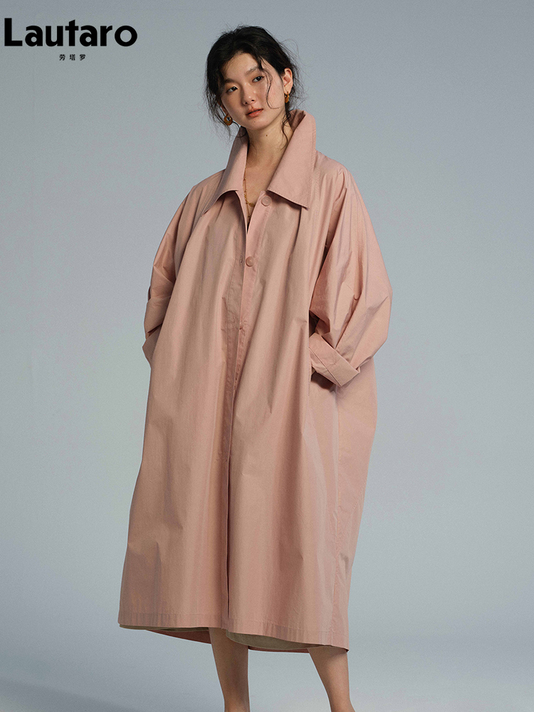 Lautaro Spring Autumn Long Ove - Trench Coat Formal recension och pris
