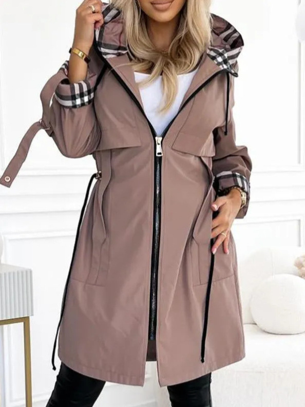 Fashion Trench Coat Woman Autu - Trench Coat Formal recension och pris