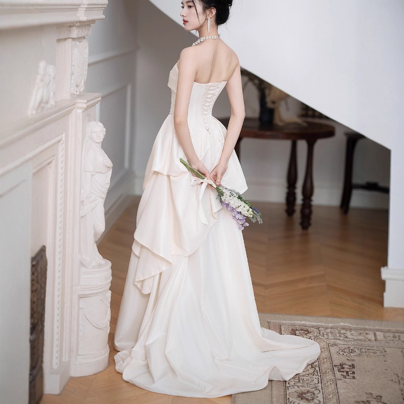 French Strapless Bride Engagem - Shift Dress Sleeveless recension och pris