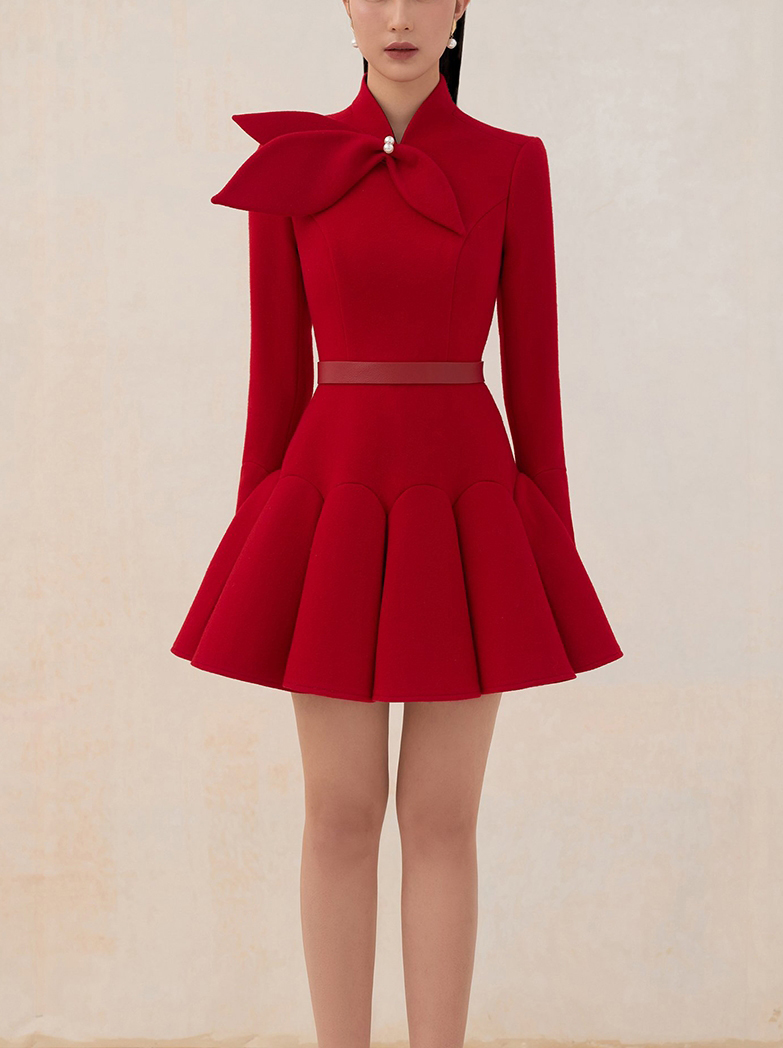 tailor shop light red wool dre - Formal Dress Female recension och pris