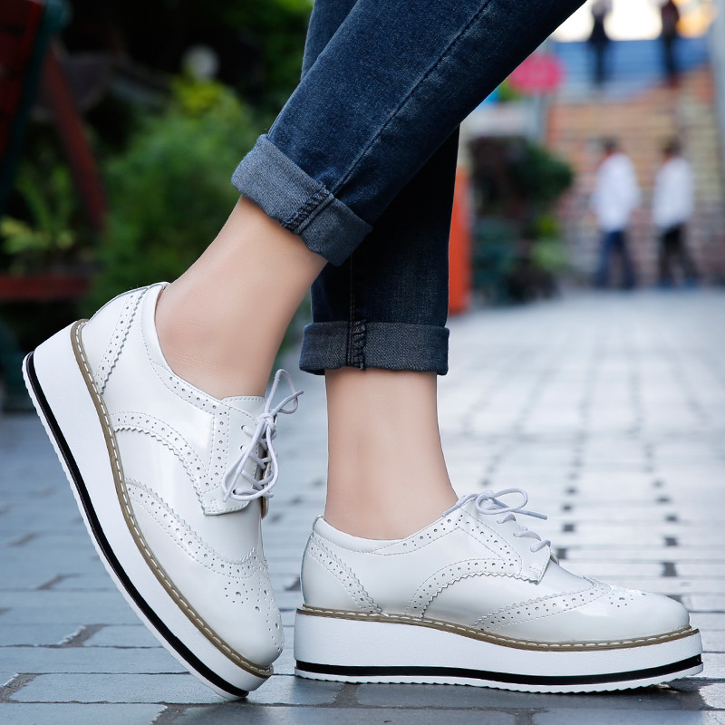 Women Loafers Shoes Leather Th - Formal Dress Female recension och pris